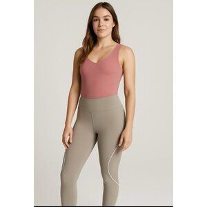 IVL  Collective Women's Taupe Curve Pull On Leggings Size 4 NWT Sports Comfy